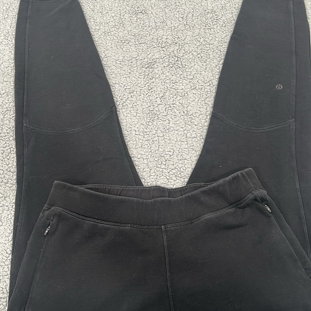 Lululemon Athletica Black Track Pants with Elastic Waistband - Picture 7 of 8